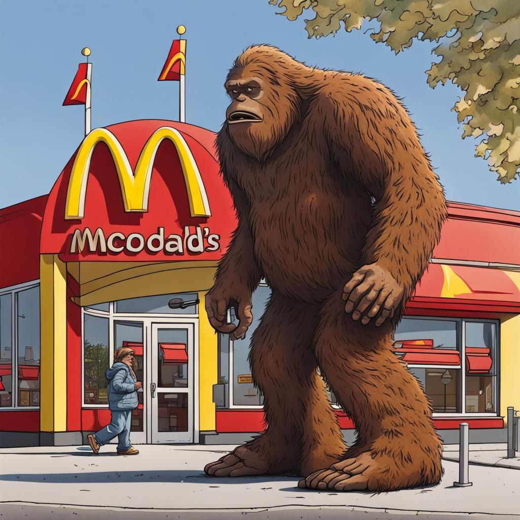 Bigfoot's McDonald's Moment