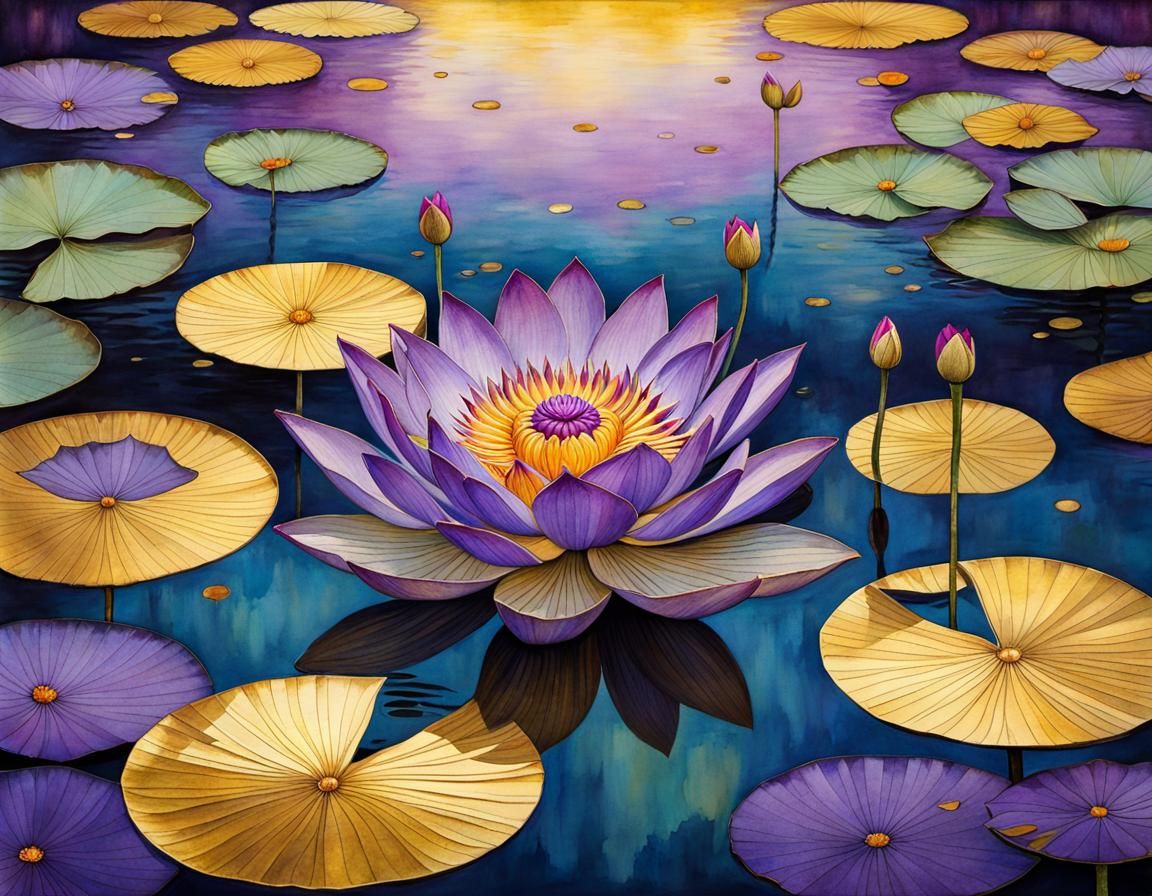 Purple lotus