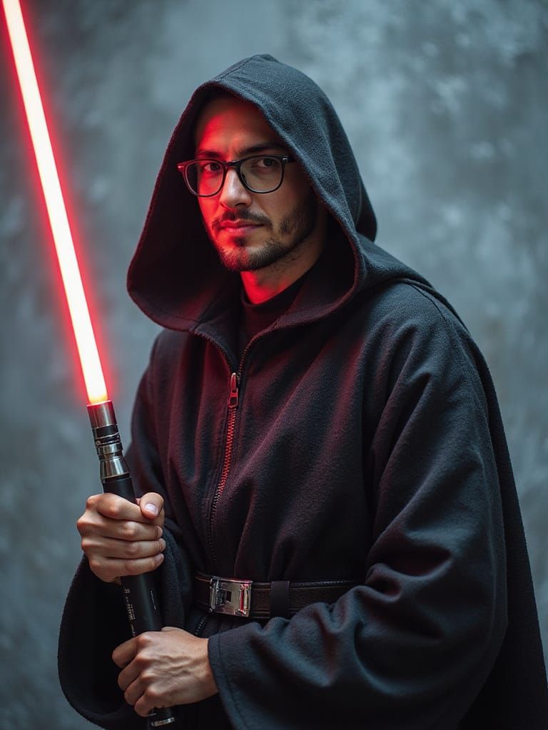 Sith Lord in Cyberpunk-Inspired Robes Discusses Quantum Phys...