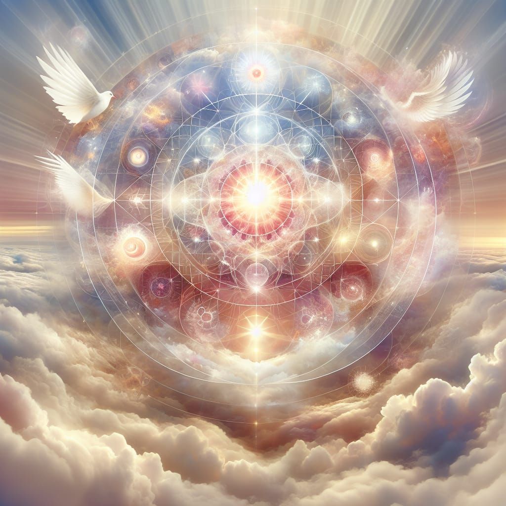 Sacred Geometry Reveals Universal Love in Divine Light