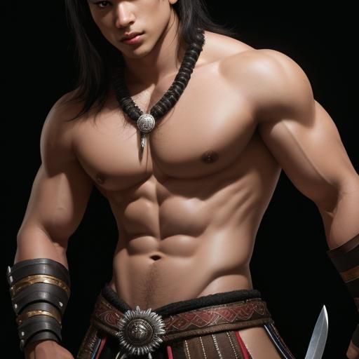 Barbarian Boys Portrait: Professional Studio Photography