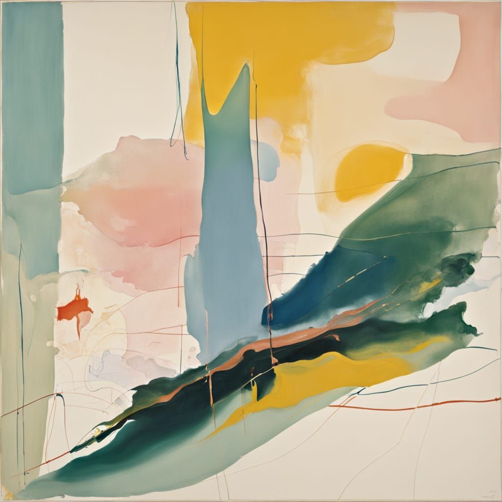 Ethereal Cone Forms in Soft Pastels