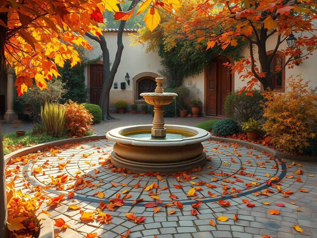 Andalusian Garden in Autumn: Sorolla-Inspired Light and Colo...