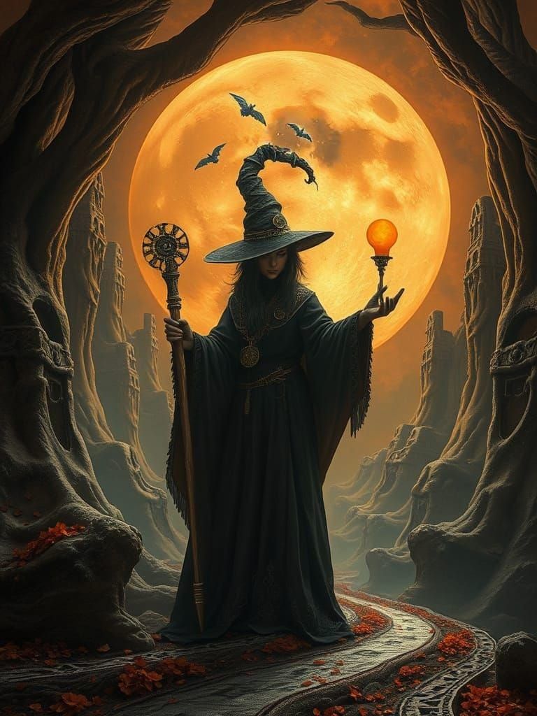 Shabby Chic Steampunk Witch