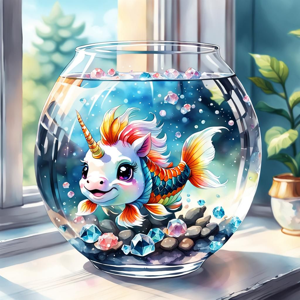 Unicorn Koi Fish
