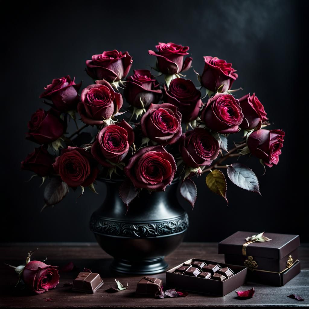 Dark Valentine: Dead Roses in Film Noir Style