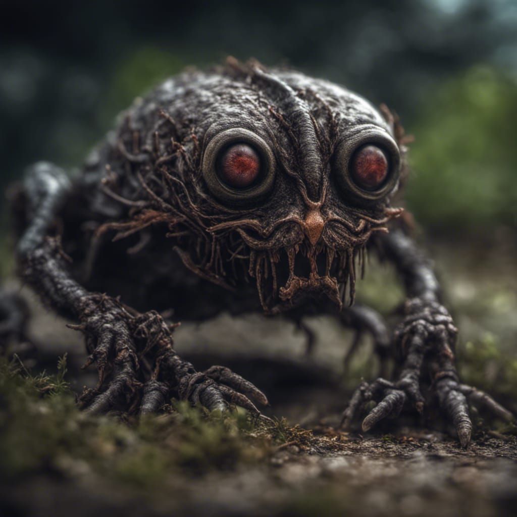 Hyperrealistic Carrion Crawler in Stunning Detail