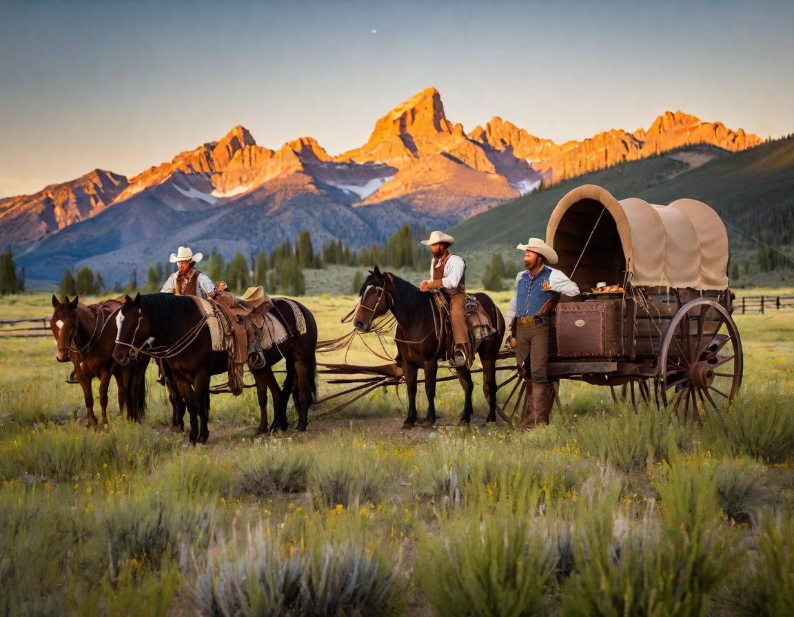 Golden Hour at the Chuck Wagon