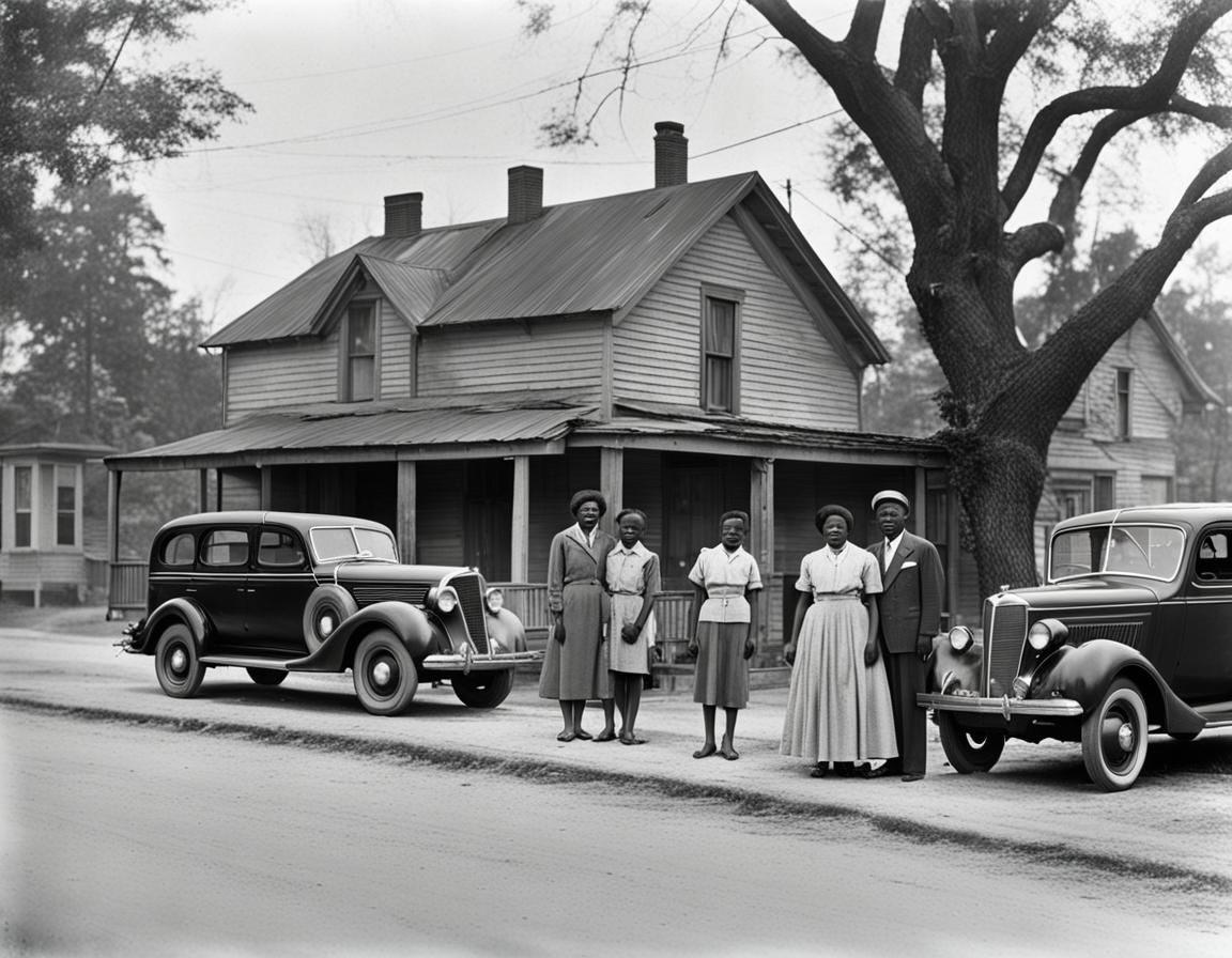 African American Family in Athens, Georgia, 1938