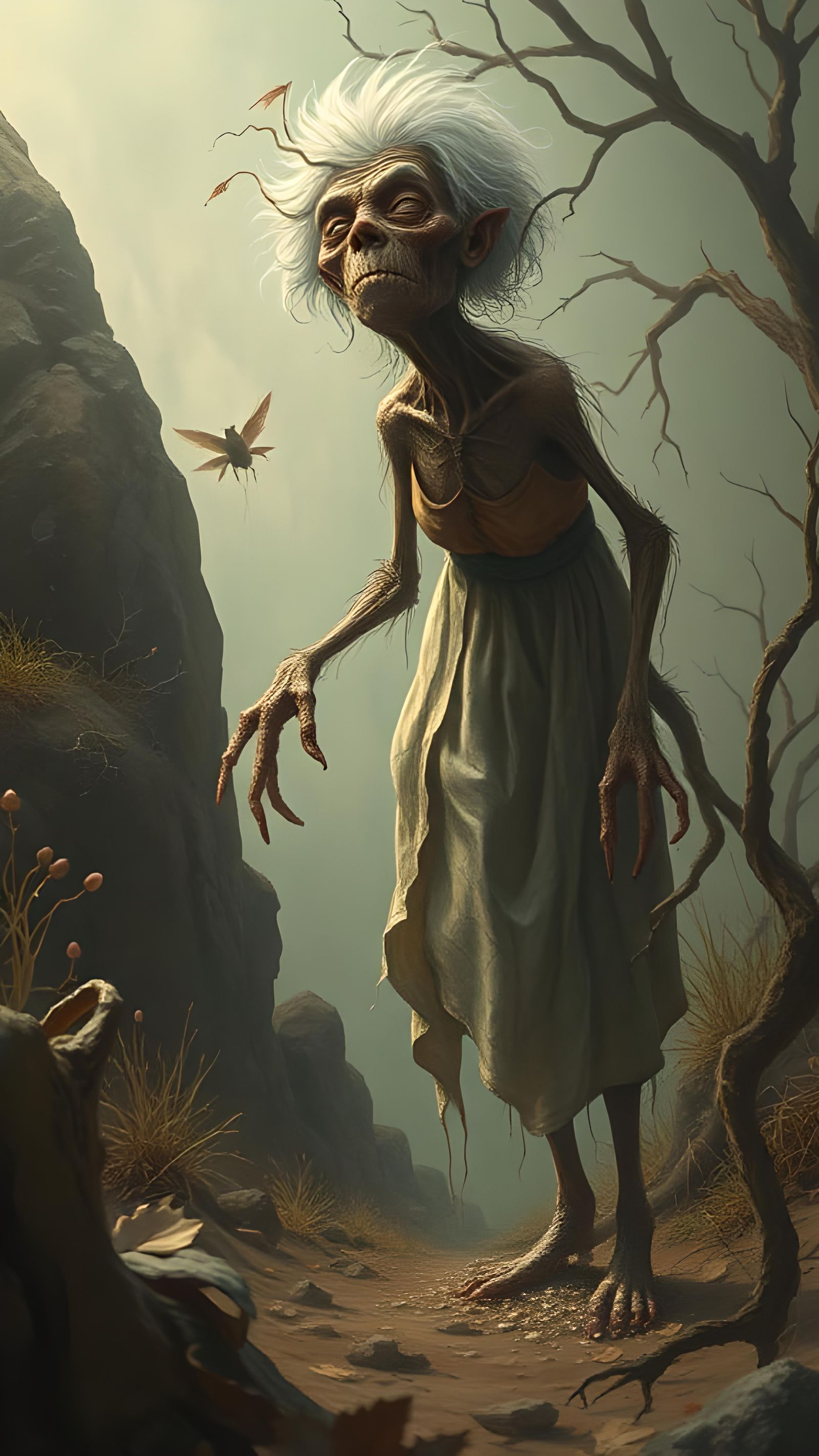 Cryptid Oddity Kinetics under Influence of Old Grandmother