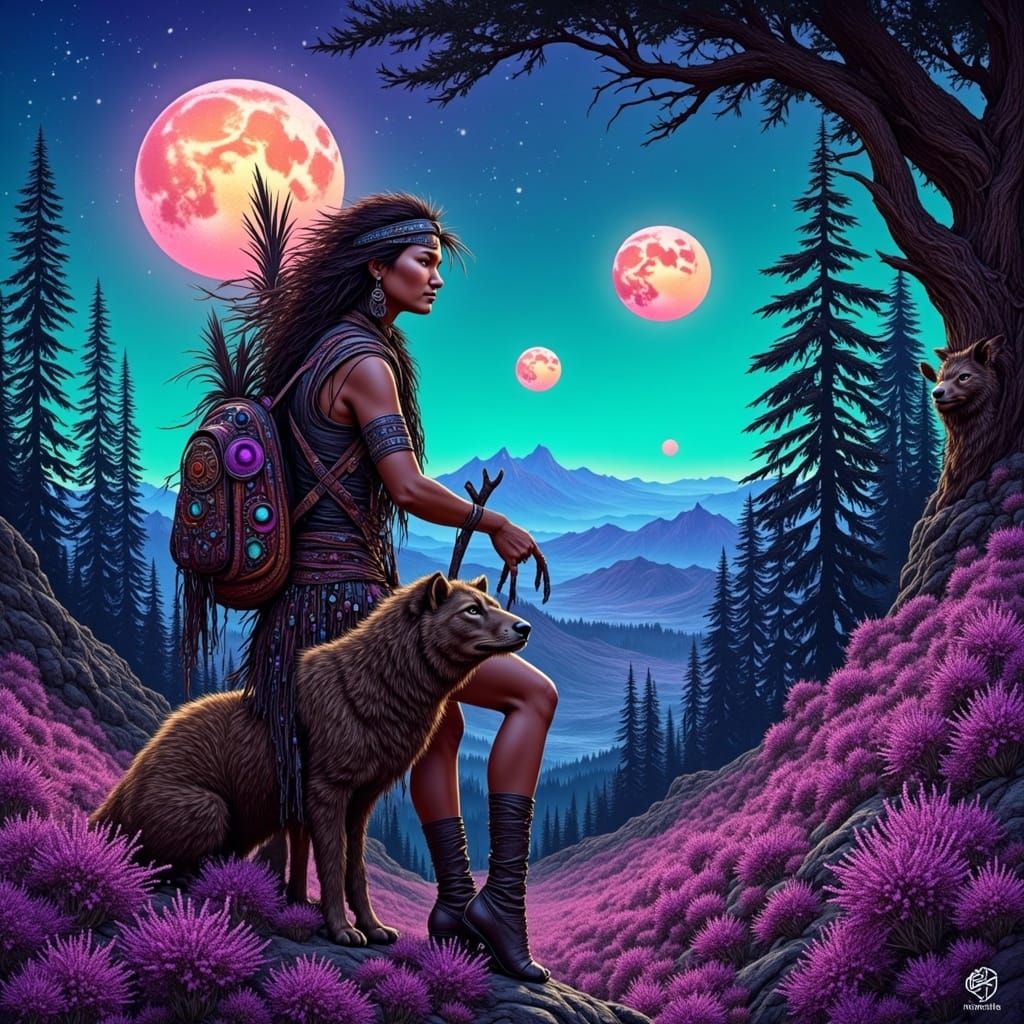 Sacagawea Guides Explorers Through Alien World