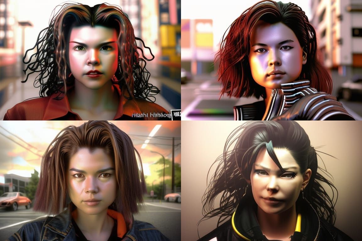 Heather Langenkamp as Streets of Rage Character