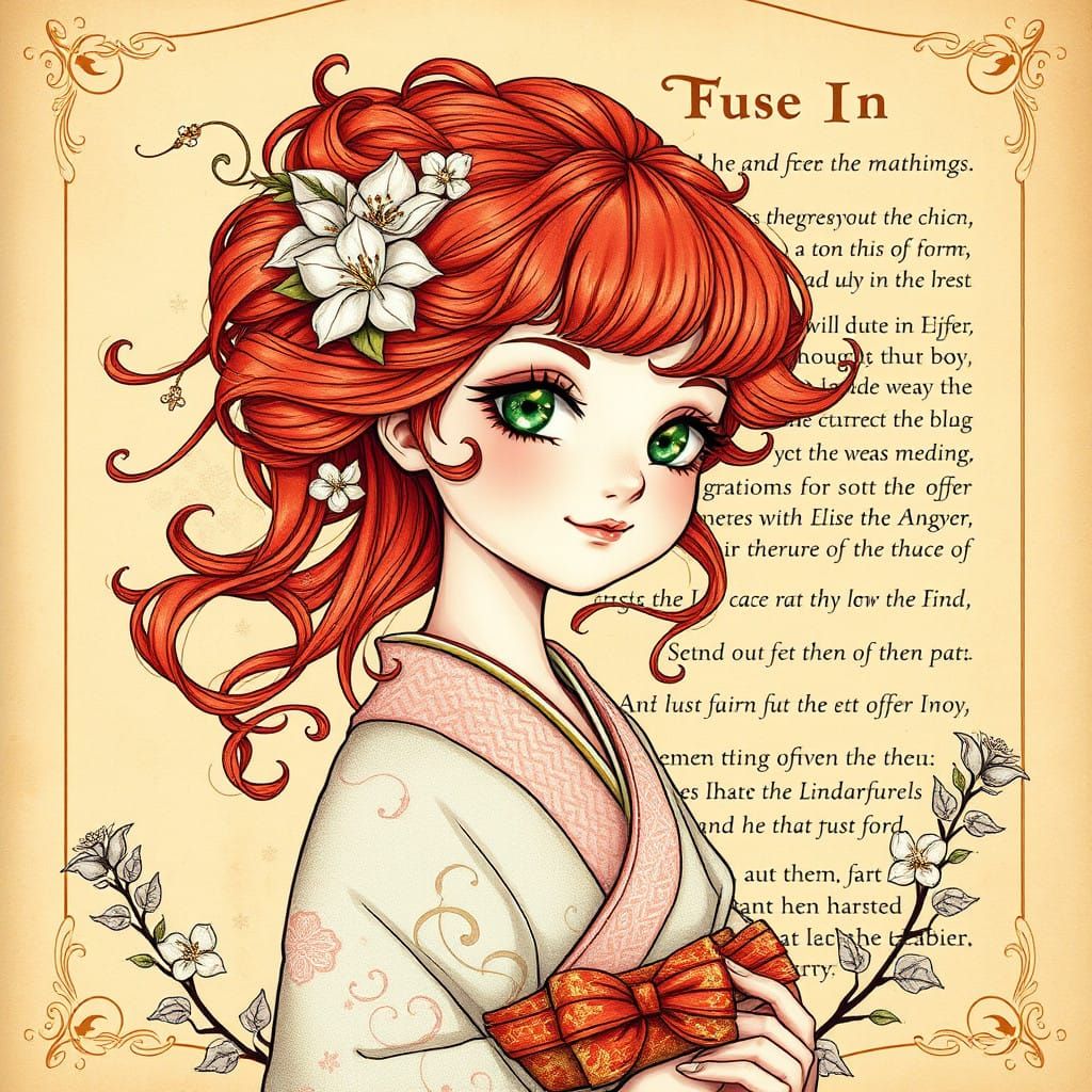 Old illuminated manuscript on vellum