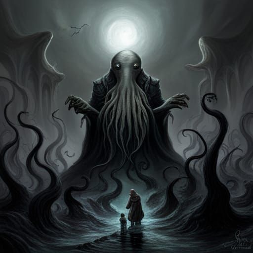 High Gothic Horror Cthulhu God