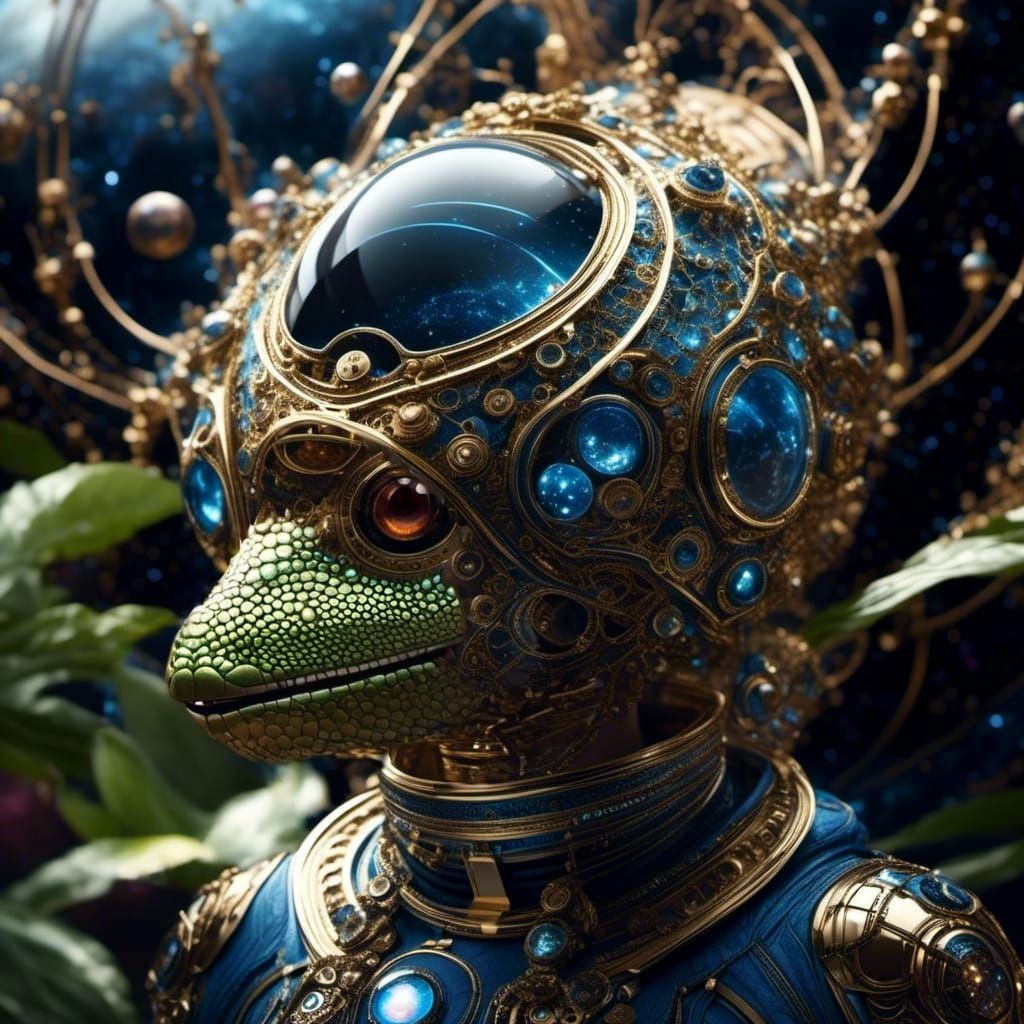 Master  Lizard  gives an audience