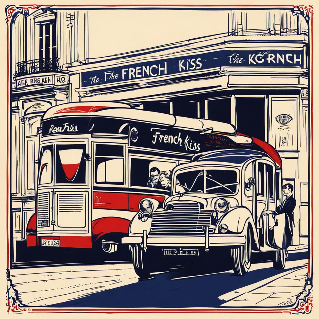 French Kiss Generated by AI