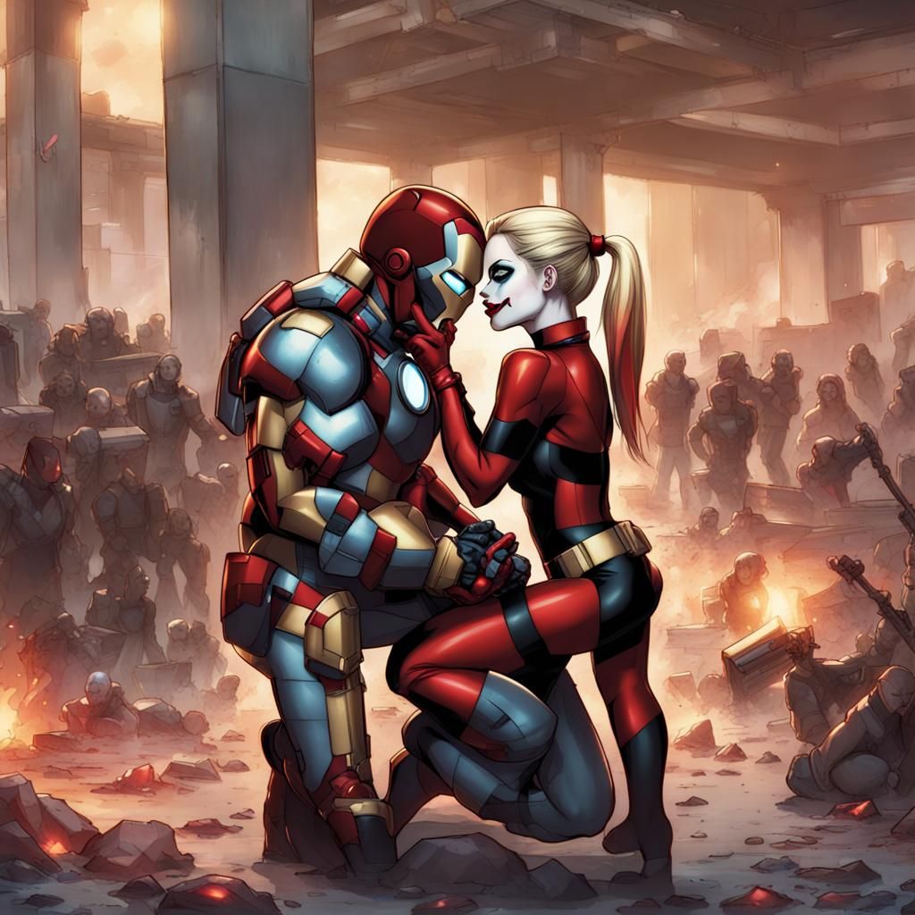 Ironman Proposes to Harley Quinn in Warzone