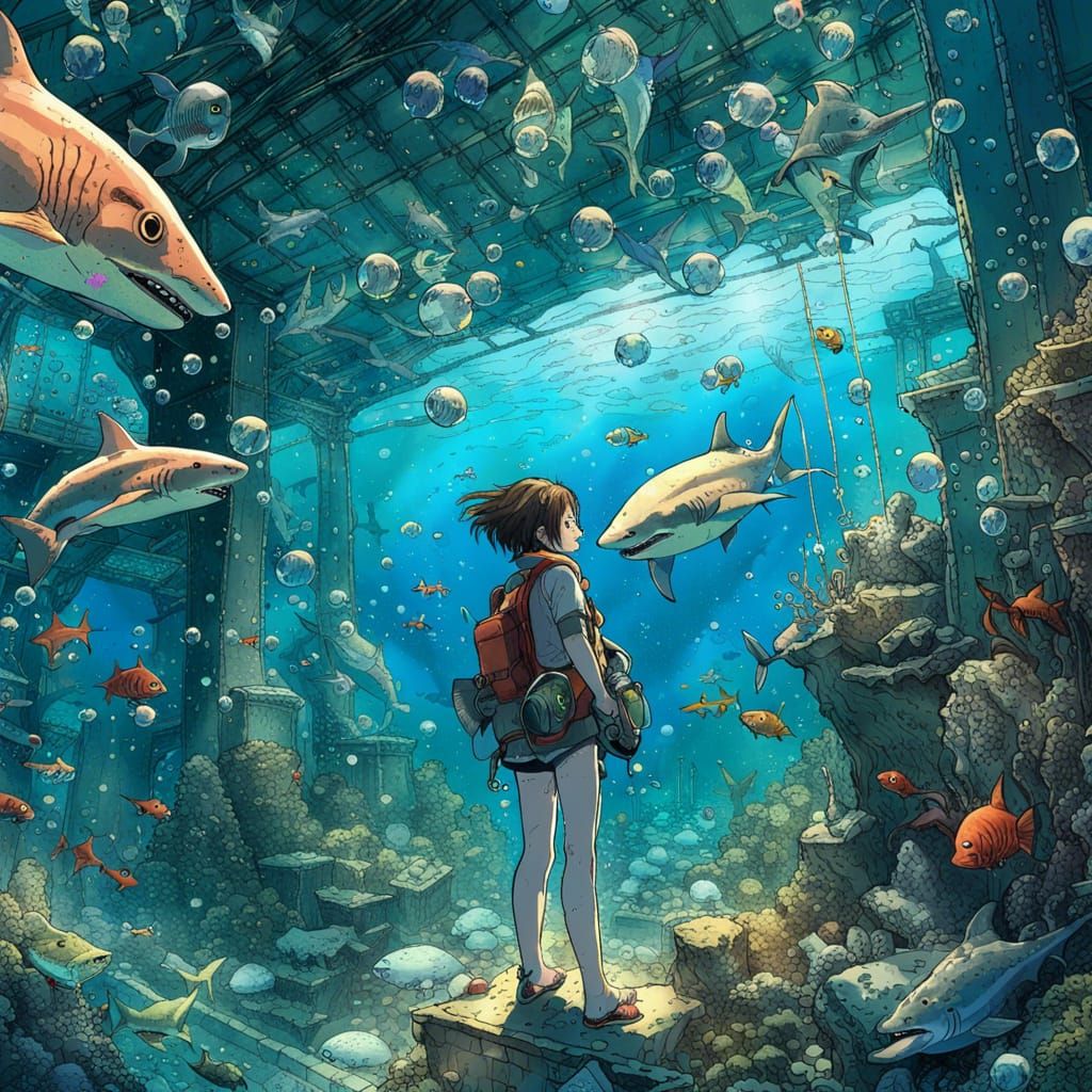 Spectacular Undersea City of Atlantis in Ultrarealistic CGI