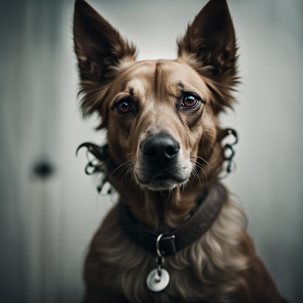 Dog Portrait in Style of Lee Jeffries