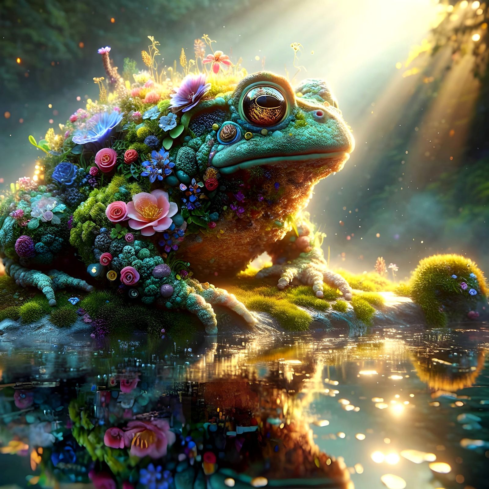 Flower Frog