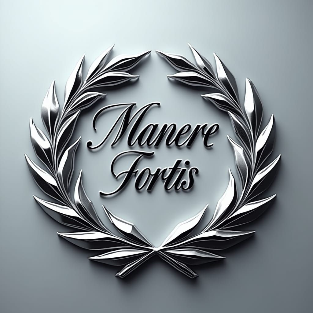 Luxurious Cadillac Emblem in Art Deco Style with Regal Wreat...