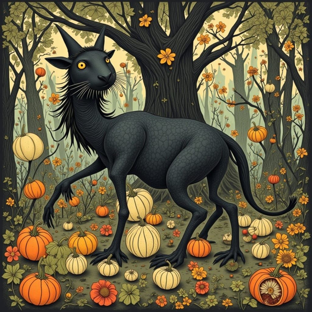 Enchanting Gourd Witch by La Sombra