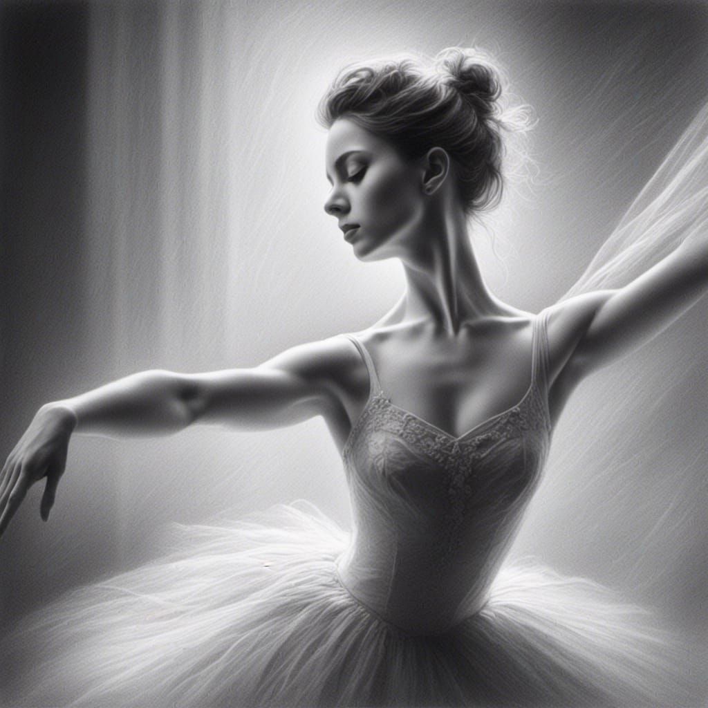 Elegant ballerina