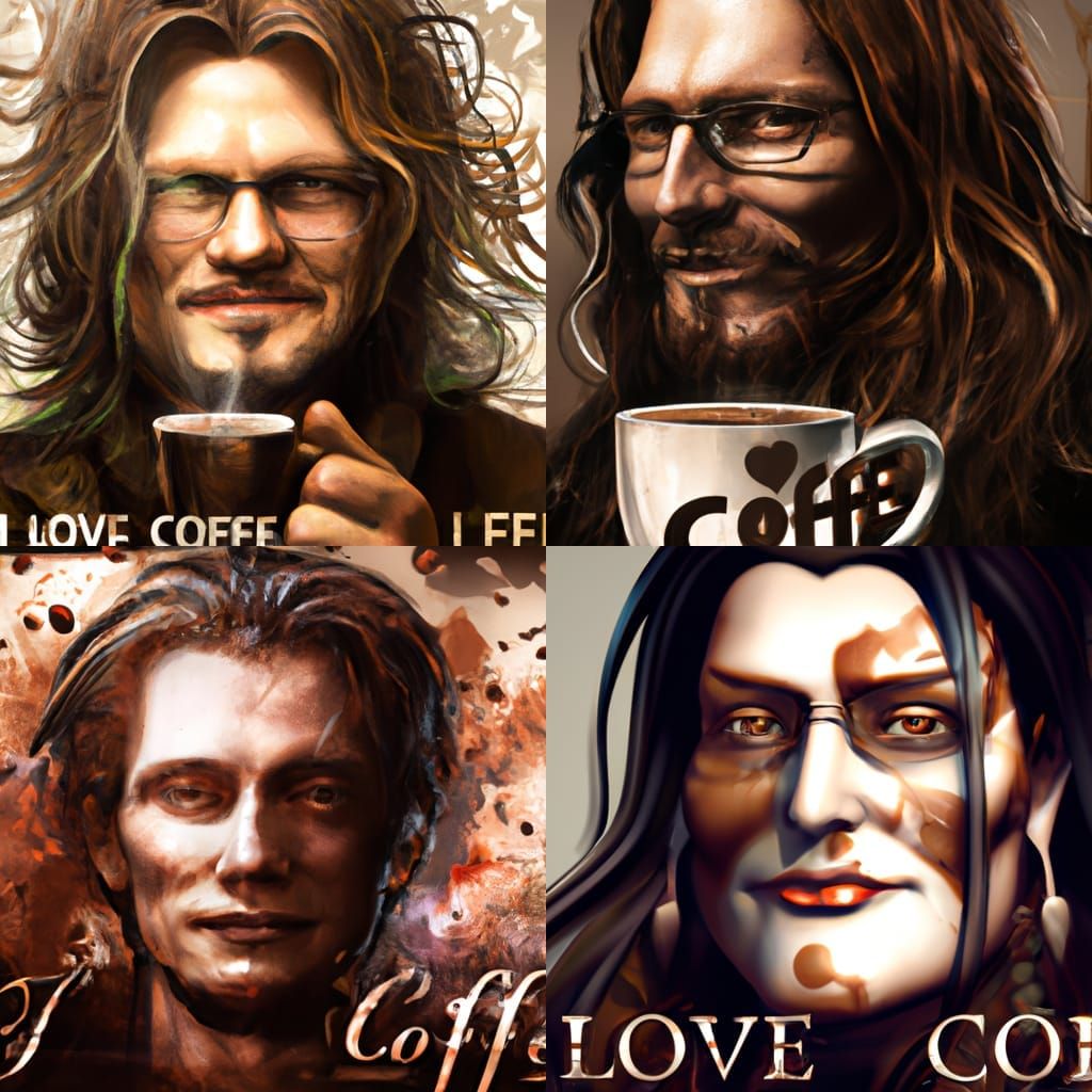 Expressive Portrait Inspired by Art Nouveau Masters