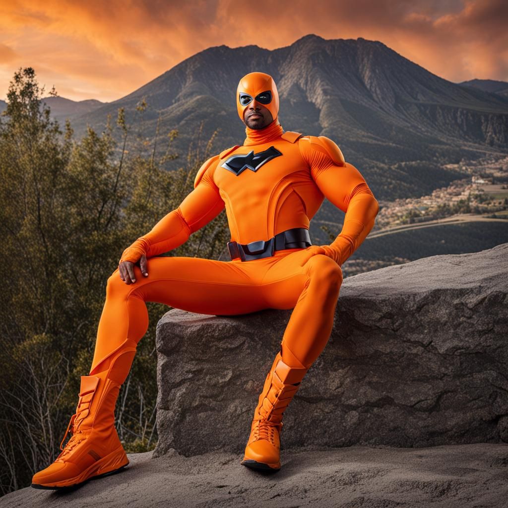 Orange Man, the new Superhero