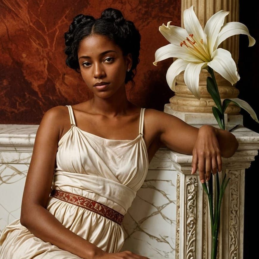 Sensual Renaissance Goddess of the African Night