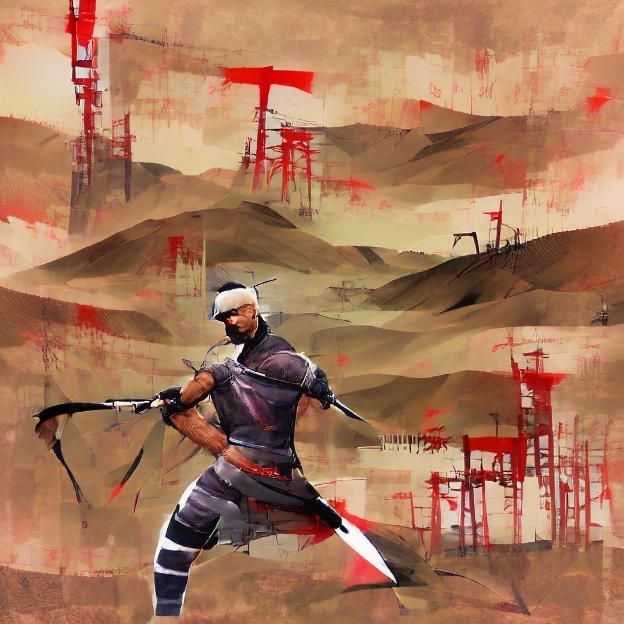 Kenshi-Inspired Desert Landscape