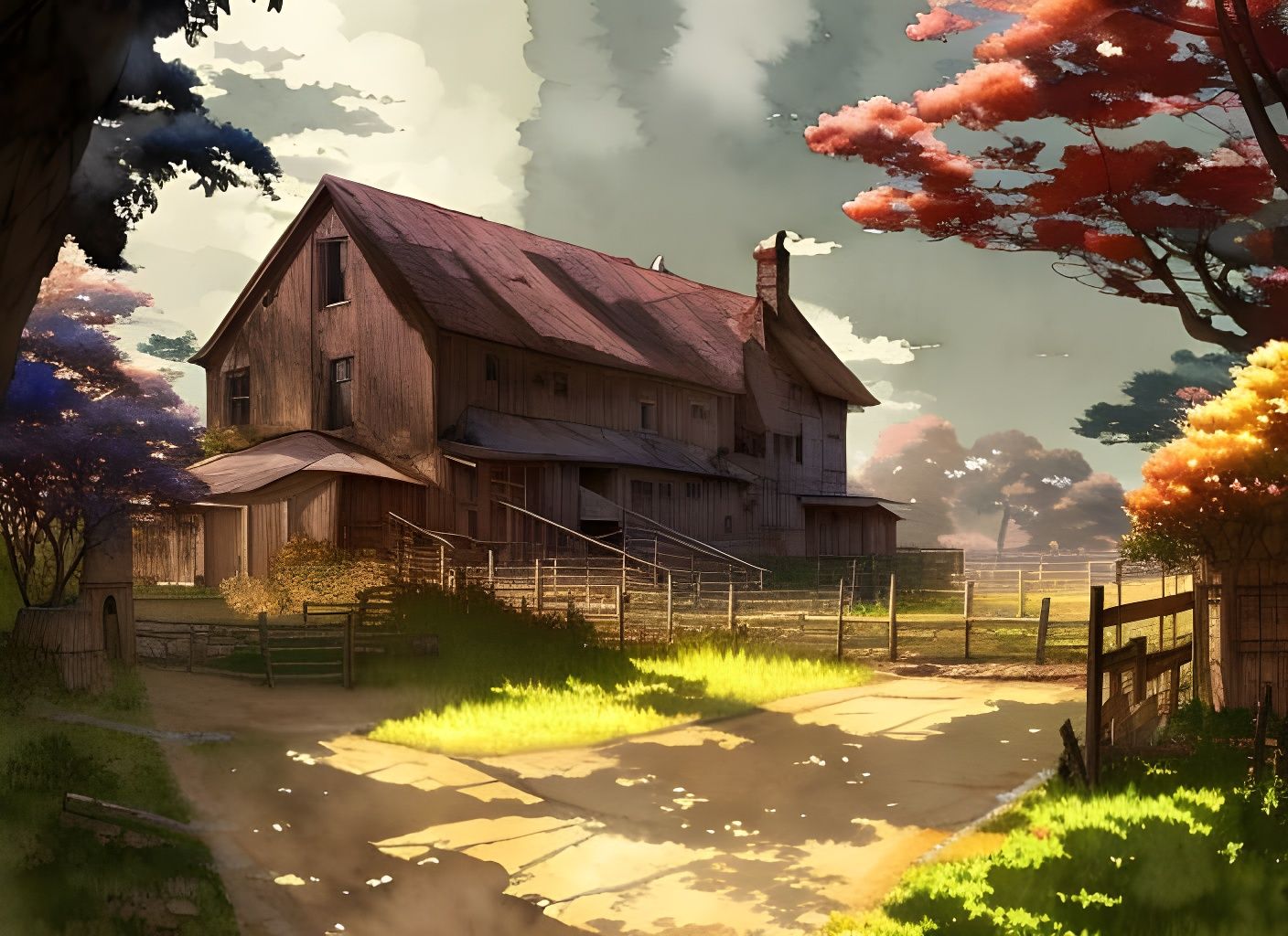 rural farmhouse