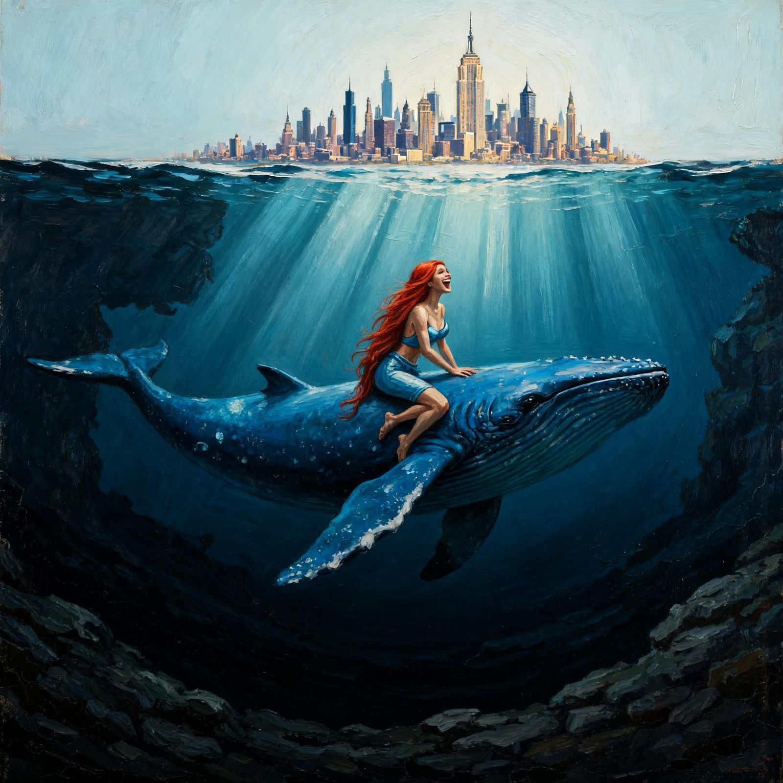 Joyful Damnation: A Surreal AI Creation