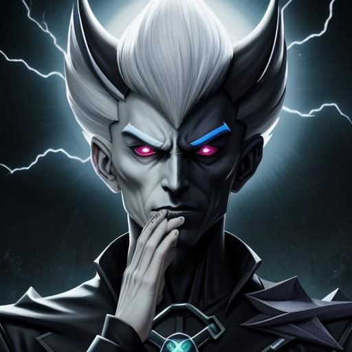 Sinister Villain Ghetsis and Arceus Fusion