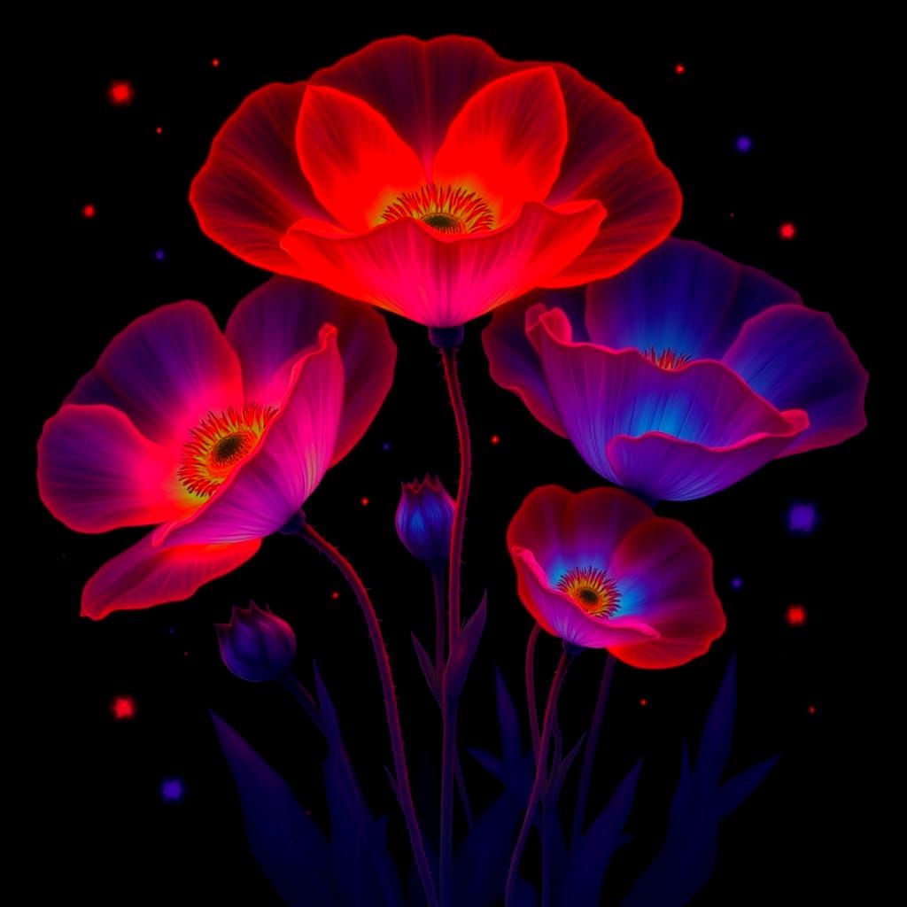 Midnight Poppies