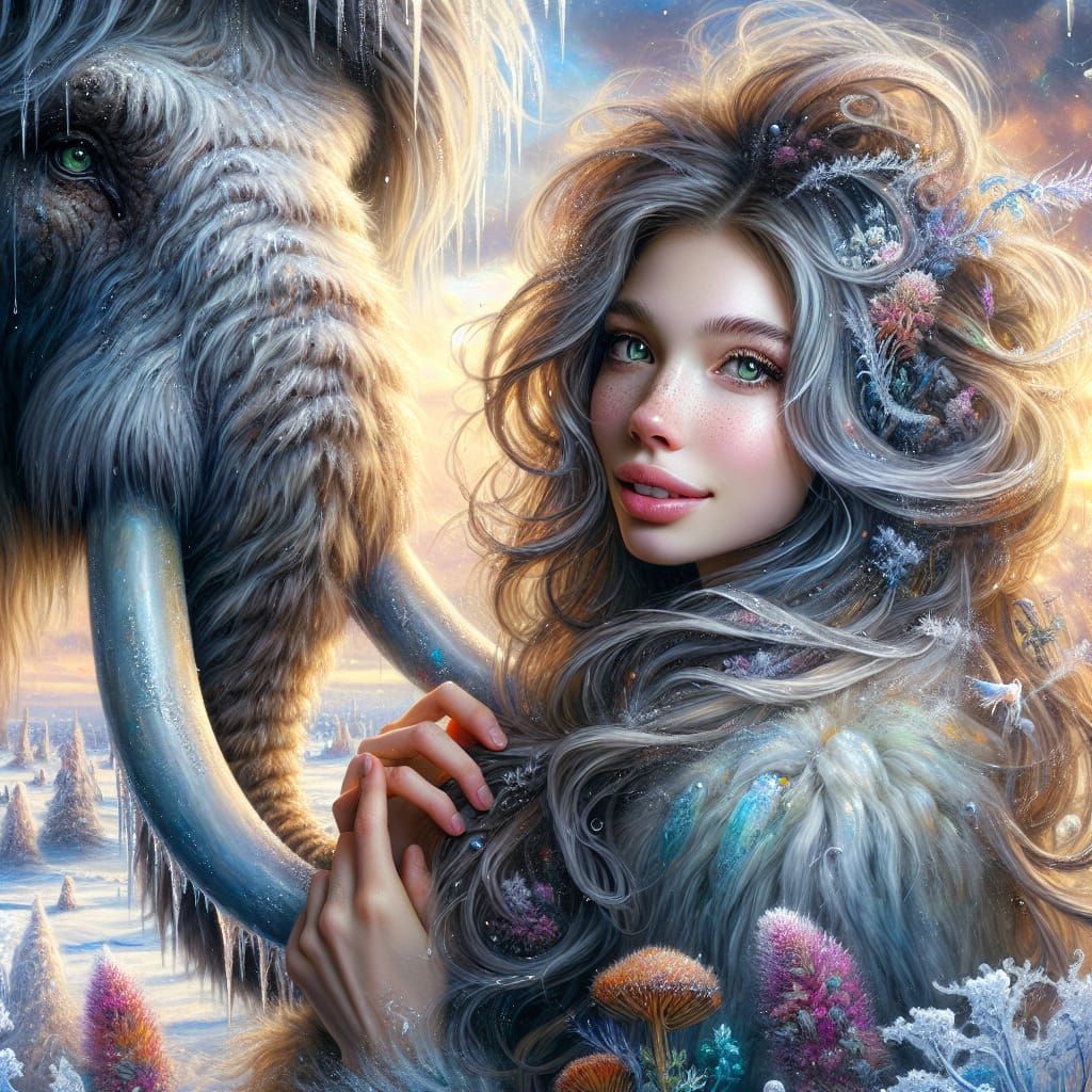 Beatrice  an her Mammut