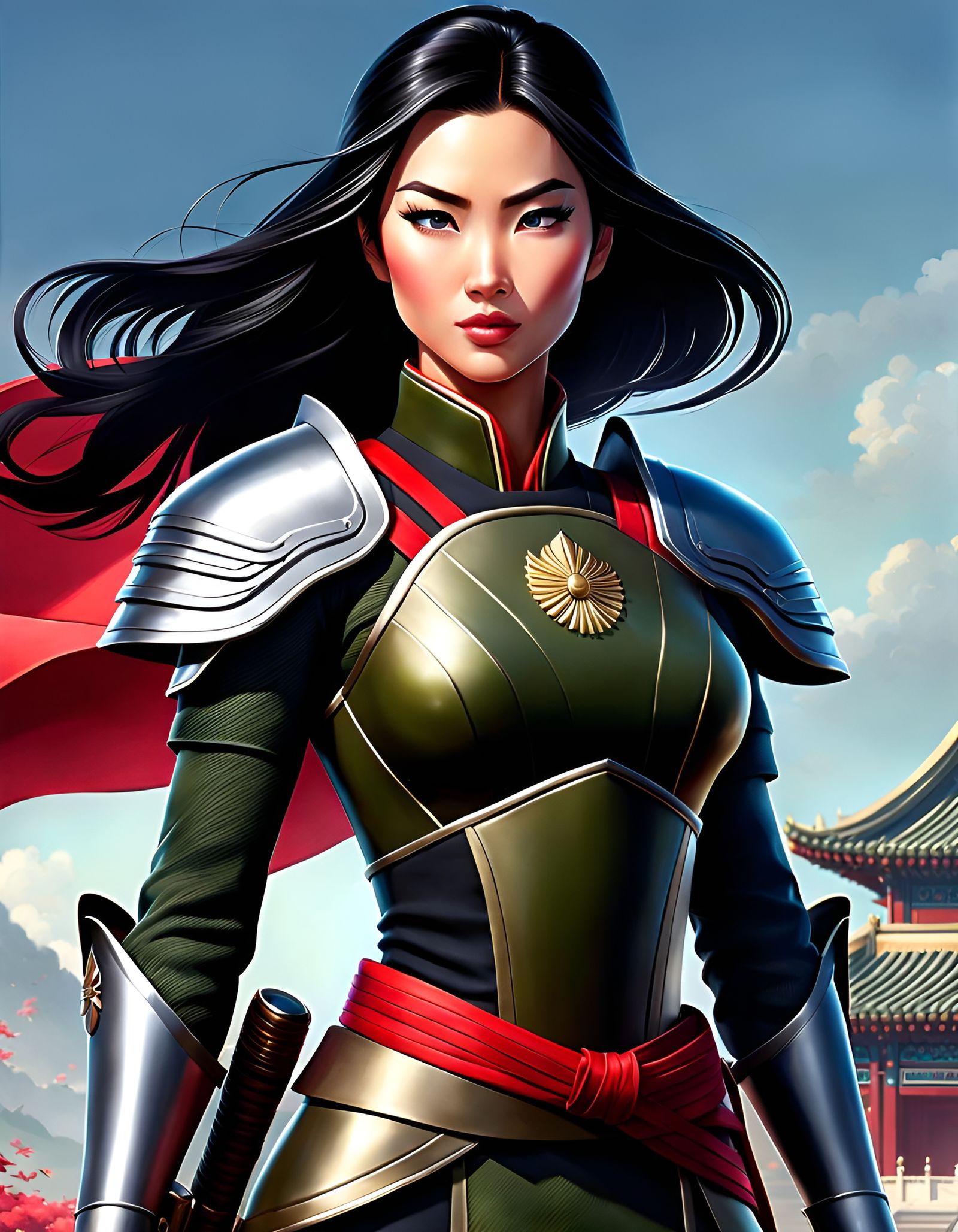 Modern Mulan as High-Tech Military Soldier