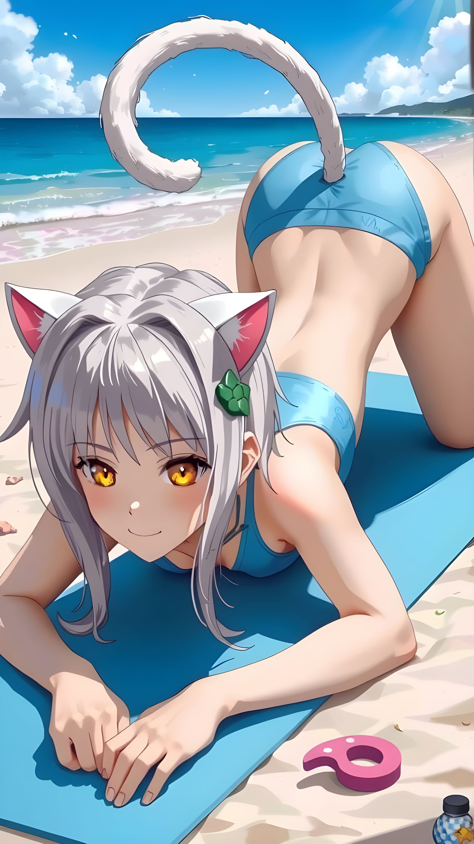 Koneko Toujo Cat Yoga on Sunny Beach