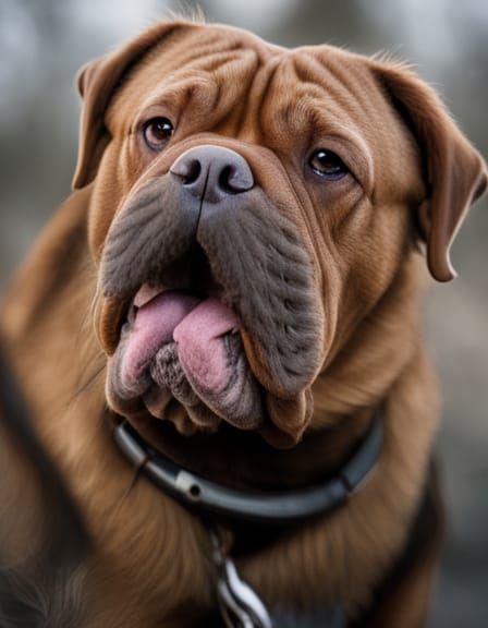 Epic Dogue de Bordeaux Portrait