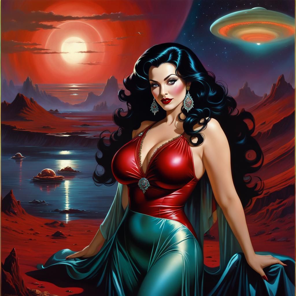 Relaxing By The Ocean On Vallis Prime