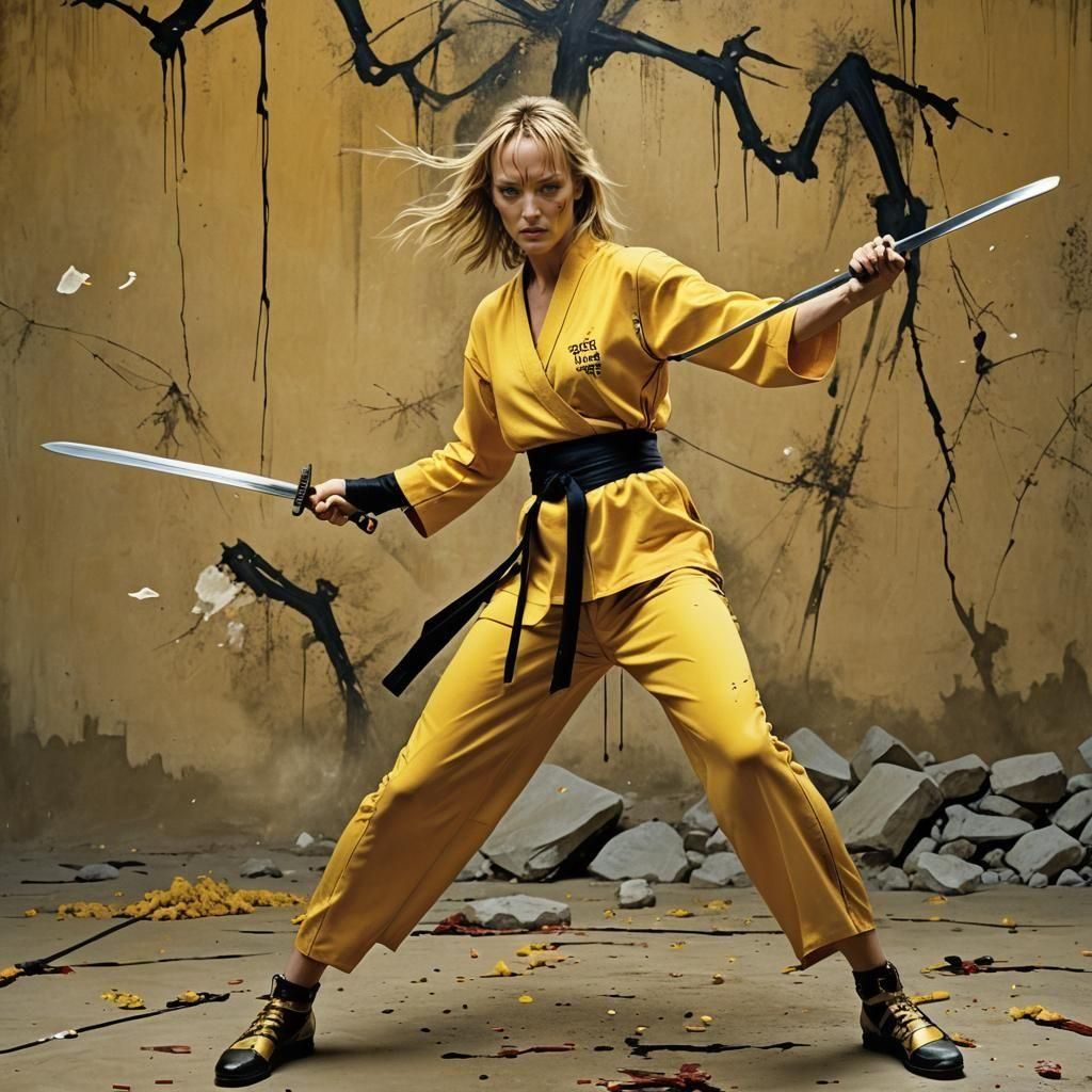 Uma Thurman in Yellow Jumpsuit (Kill Bill)