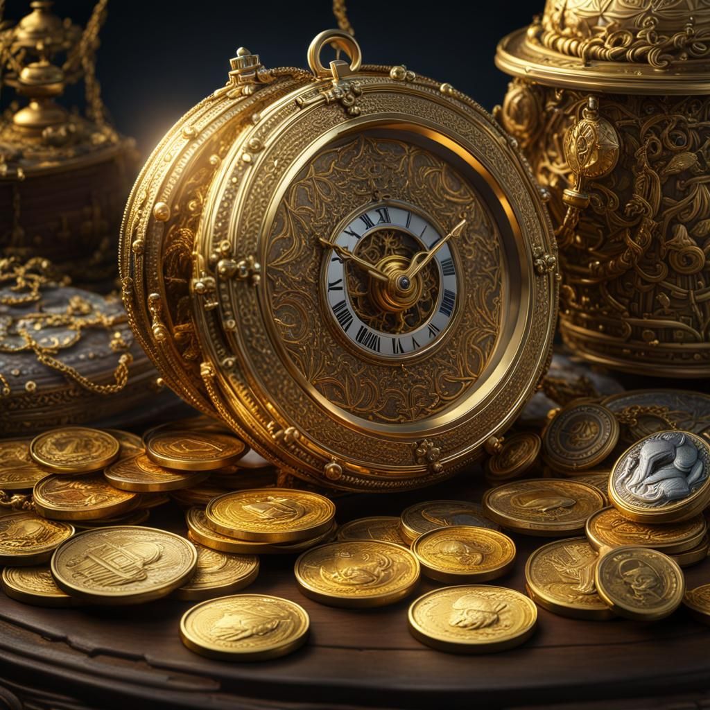 Pirate's Treasure Trove of Gold and Technology