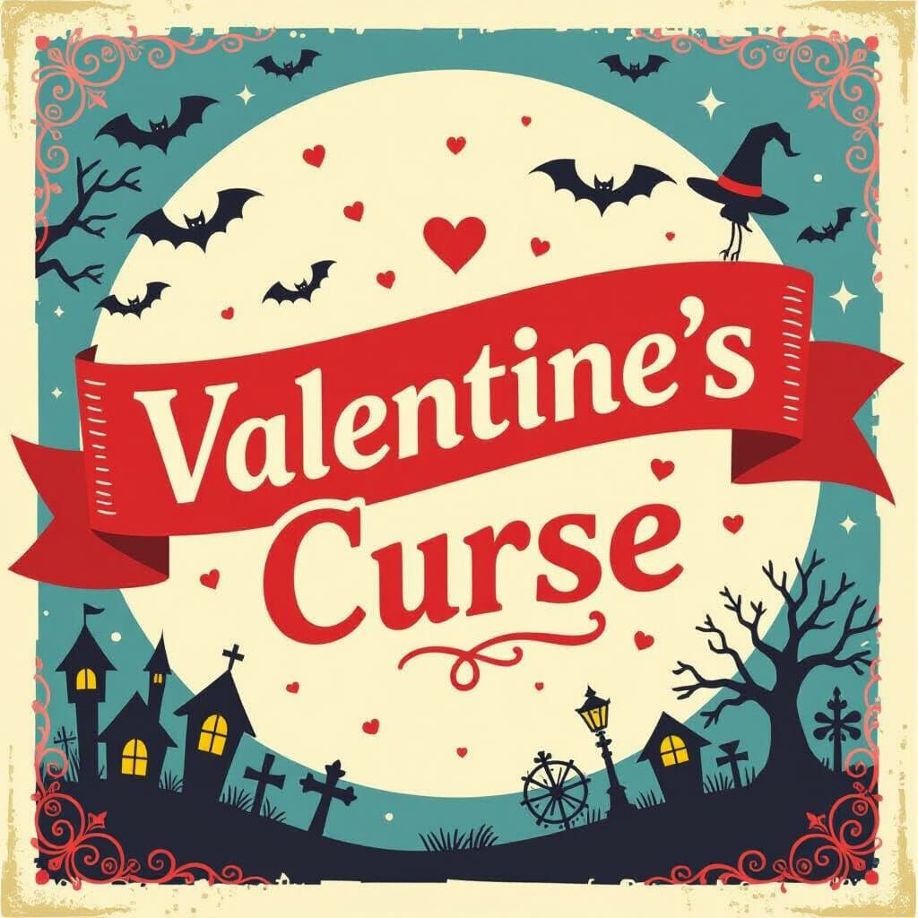 Valentine's Curse Dark Fantasy Art