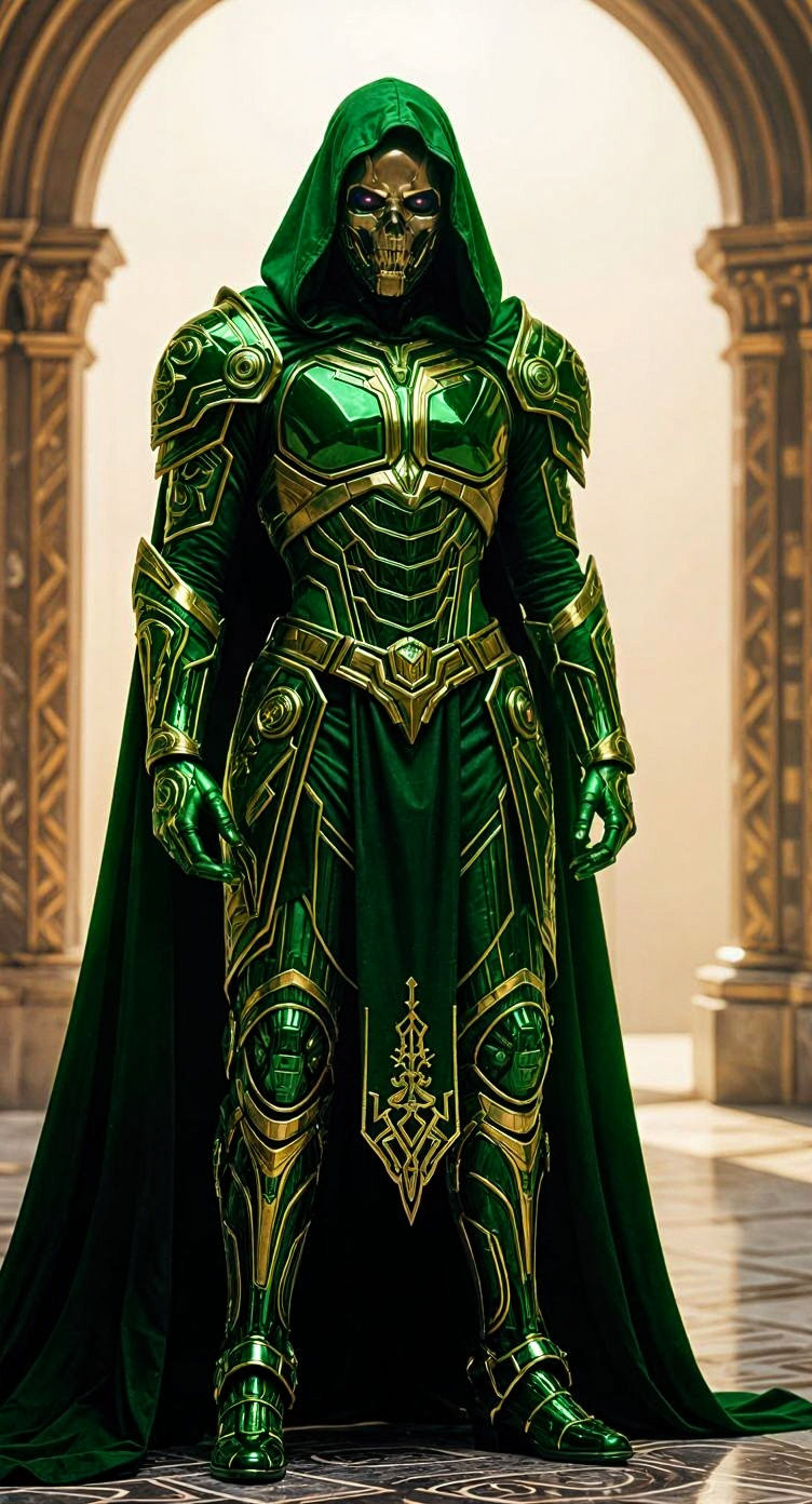 Cybernetic Grim Reaper in a Cinematic Style