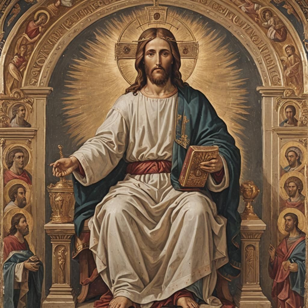 Jesus Christ Enthroned in Glory
