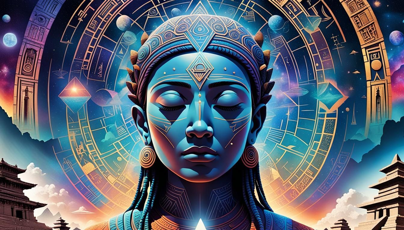 Androgynous Figure in Meditation: Jean-Pierre Jeunet Style