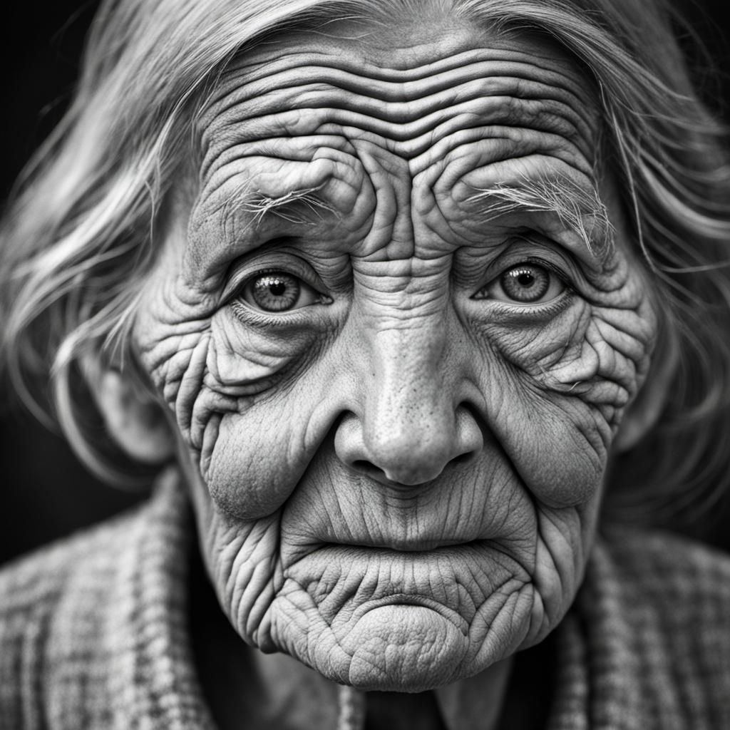 Monochrome Portrait Evokes a Lifetime of Stories