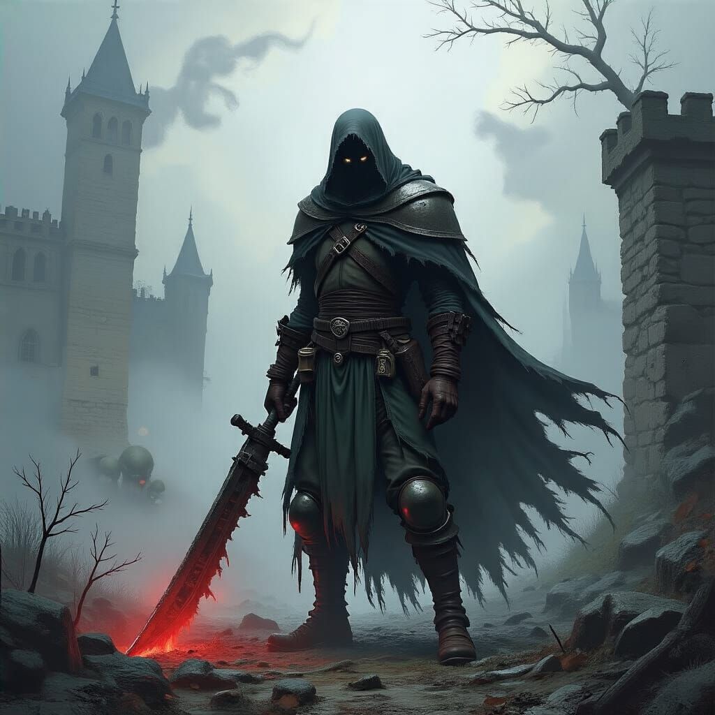 Grimdark Landscape in the Style of Johan Abeling