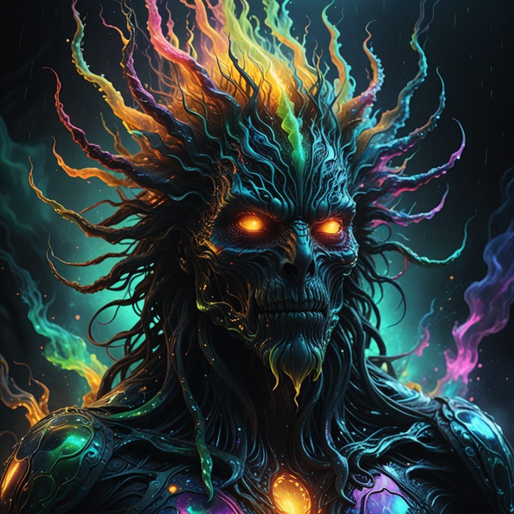 Otherworldly Creature Rises in Digital Matte Painting