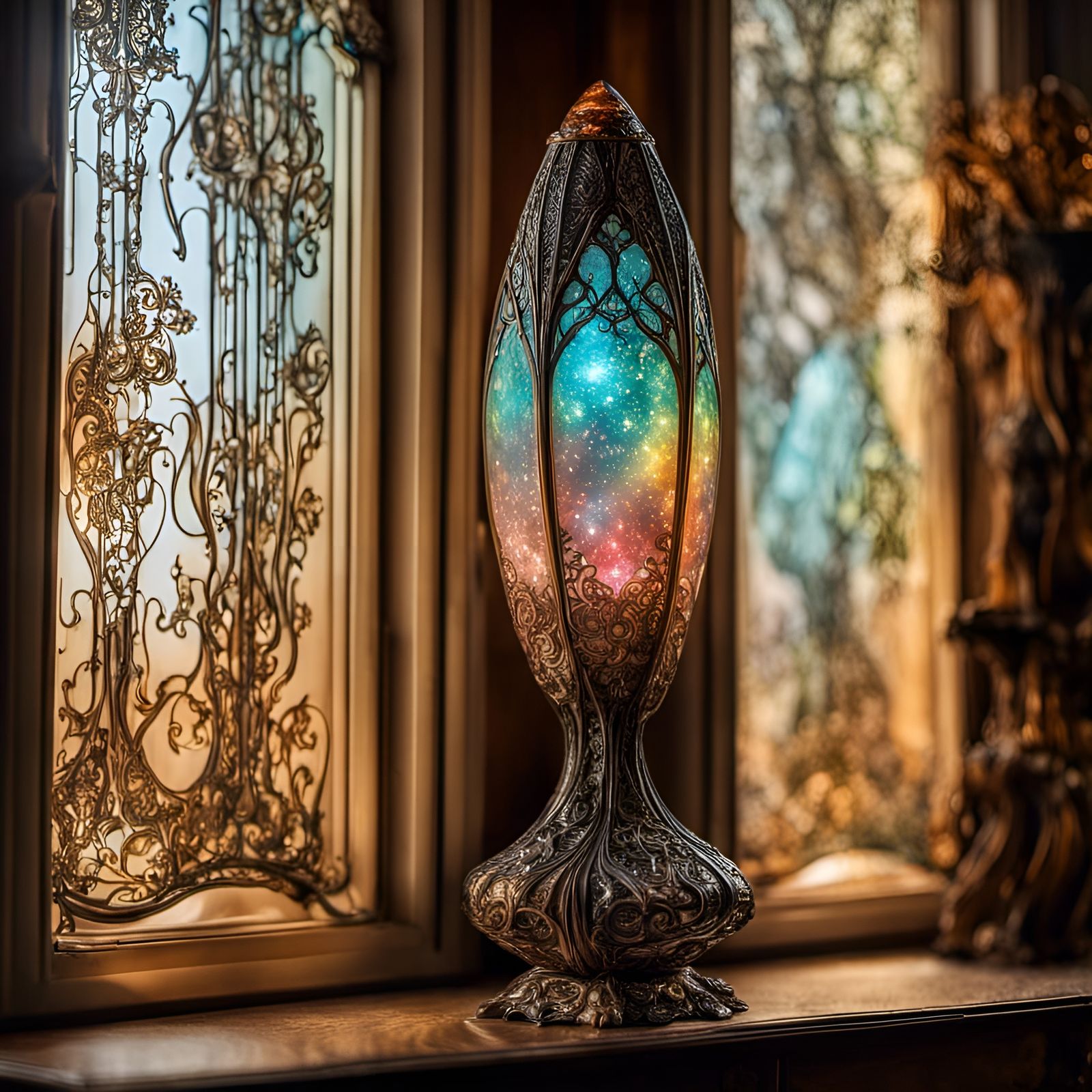 Antique Lava Lamp: Art Nouveau Period